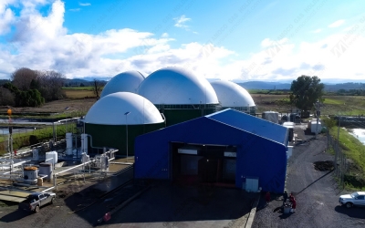 智利Osorno省雙膜儲氣柜項(xiàng)目